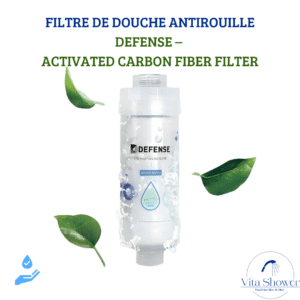DEFENSE-Filtre de douche Antirouille – Activated Carbon Fiber Filter